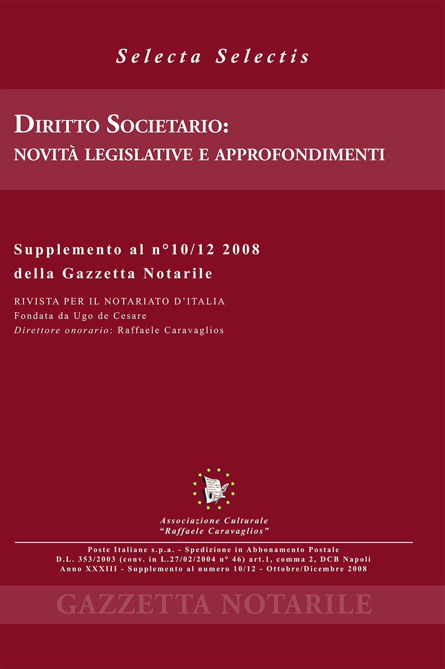 Supplemento al n. 10-12 2008